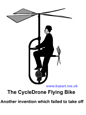 animated flying bike cartoon