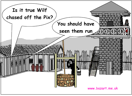 Hadrian's Wall Fort Cartoon 2.14