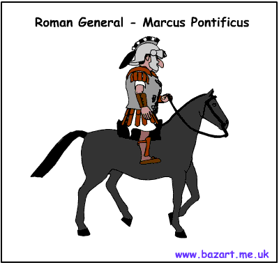 Roman General cartoon
