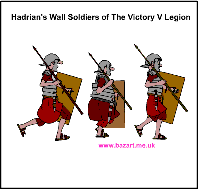 Roman Legionnaires Cartoon