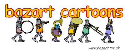 Robot cartoon band